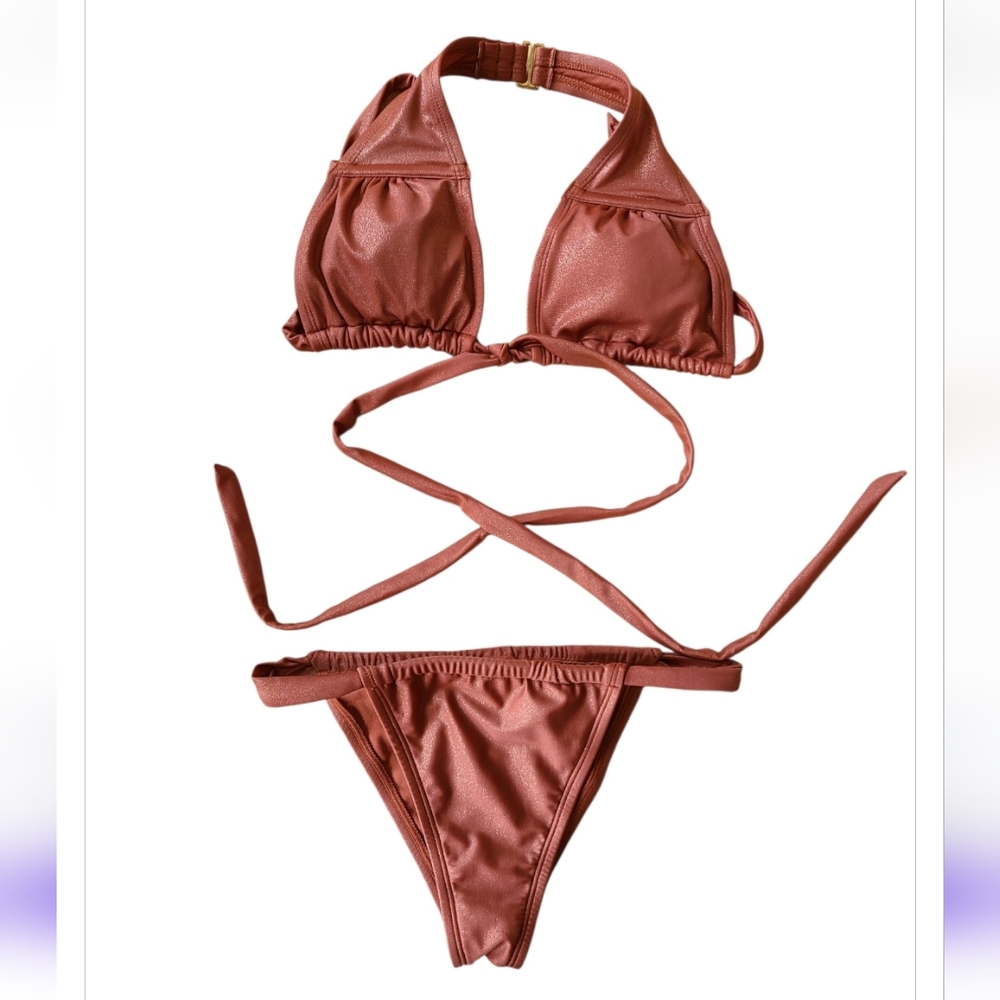 Shade & Shore Copper Bikini Set